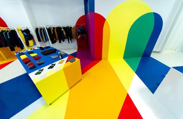 فروشگاه جدید Homecore در پاریس؛ تابیدن رنگ در معماری