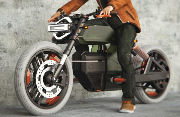 موتور سیکلت برقی هارلی دیویدسون با باتری های قابل تعویض